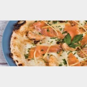Pizza Salmone e Gamberetti